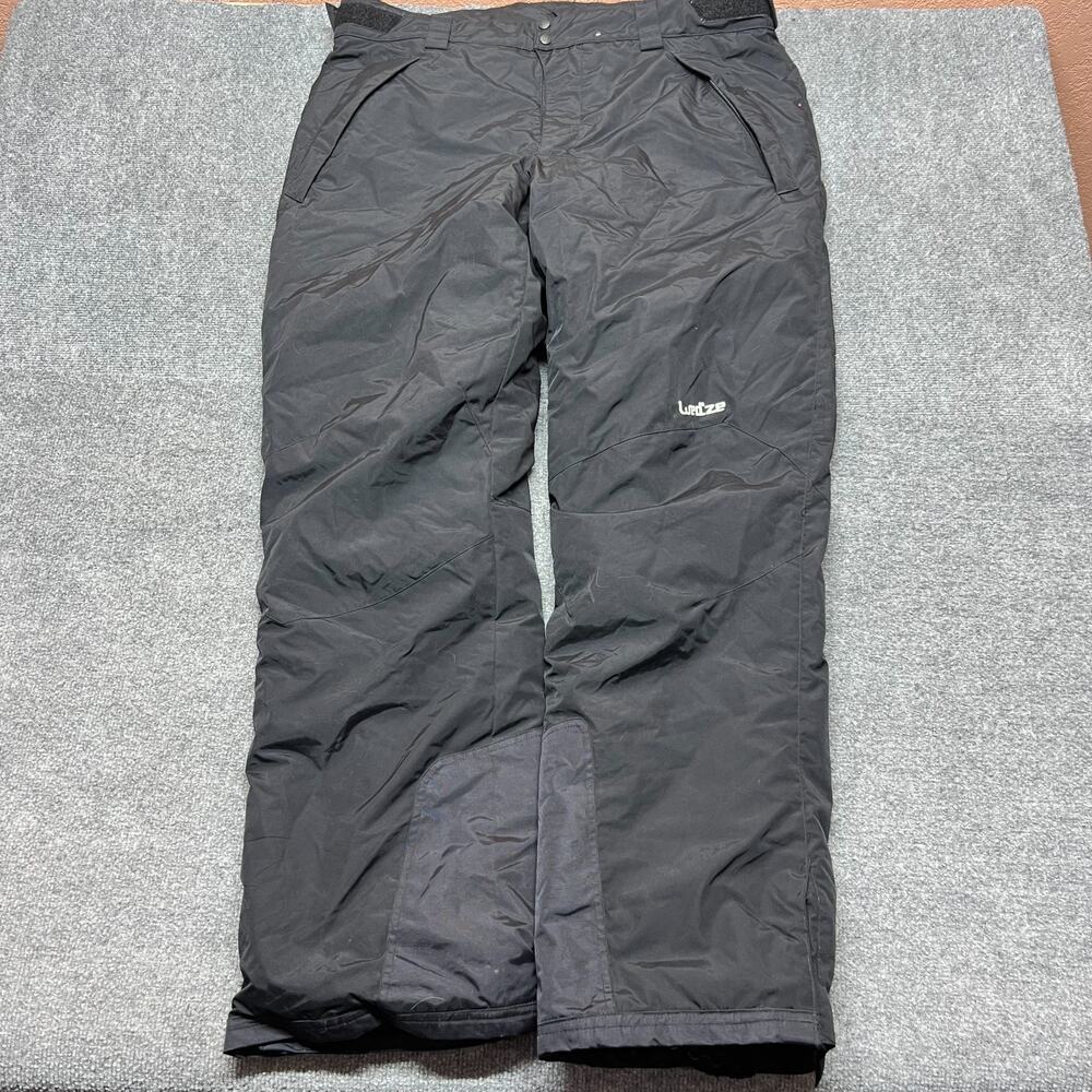 Wedze Decathlon Black Snow Pants Mens XL Suspenders Ski Snowboard